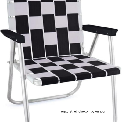 Soccer Theme Classic Lightweight Folding Lawn Chair, Durable Rust Free Aluminum by best beach chair