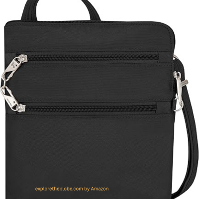 Travelon Anti-theft Classic Slim Double Zip Crossbody by best travel purse
