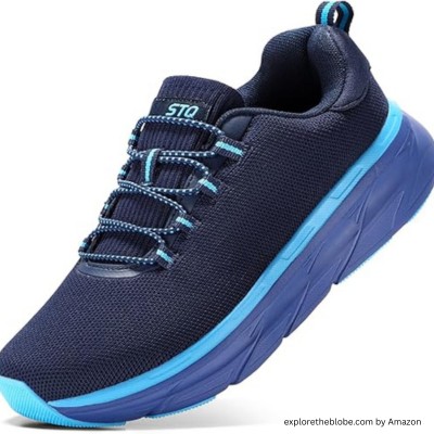STQ Slip on Sneakers Women Orthopedic Walking Shoes for Plantar Fasciitis Relief by Best Women's Walking Shoes for Travel in Europe